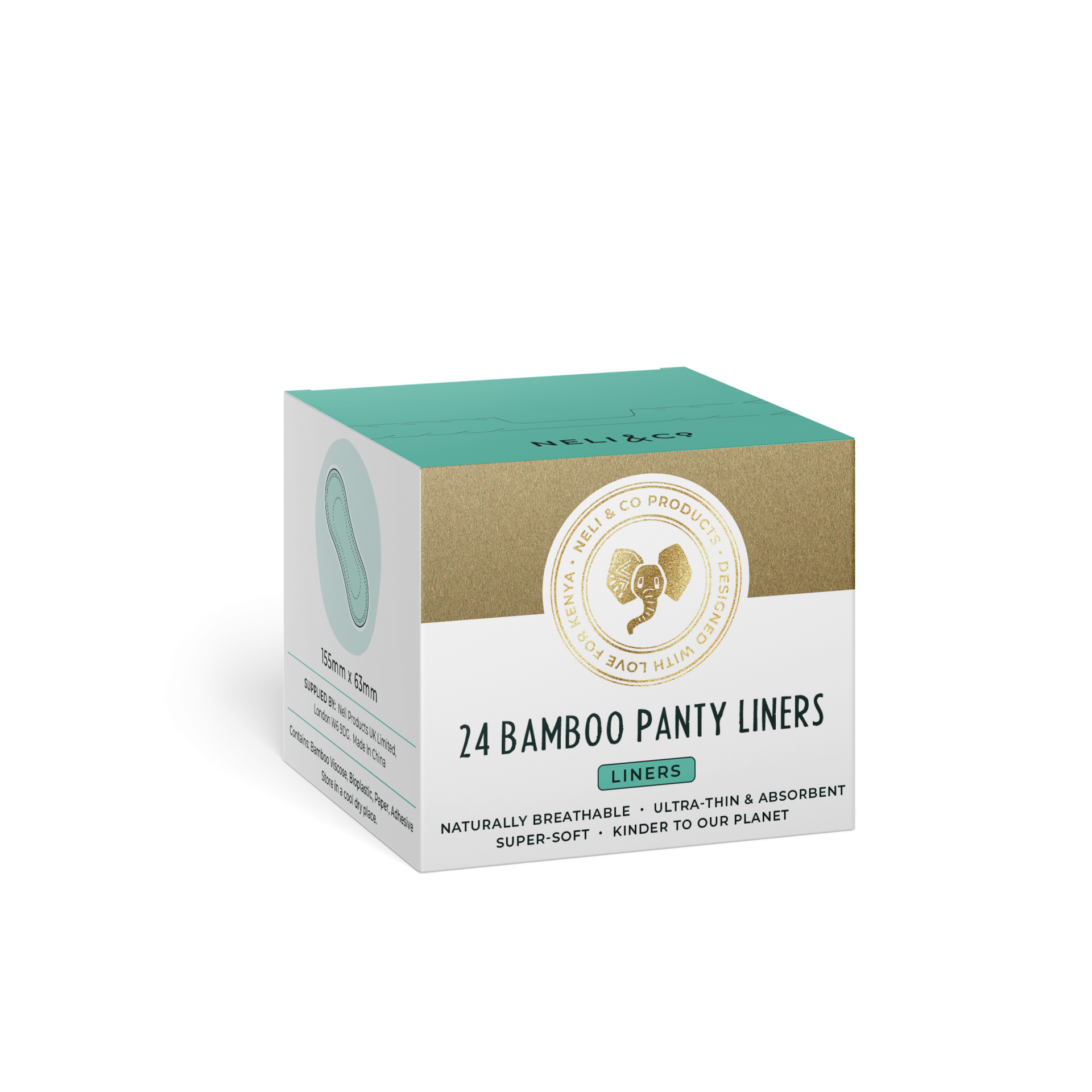 Neli & Co Bamboo Panty Liners